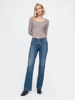 Ženske Long & Lean jeans hlače s niskim strukom