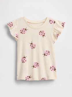 Majica s volanima na rukavima za djecu djevojčice