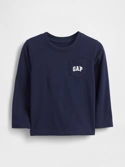 Gap logo majica dugih rukava za djecu dječake