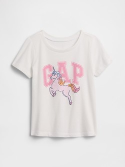 Gap logo majica kratkih rukava za djecu djevojčice