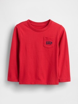 Gap logo majica dugih rukava za djecu dječake