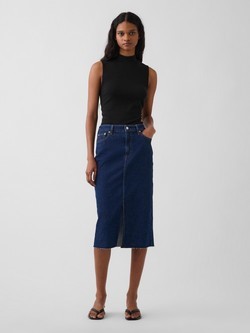 Ženska denim midi suknja
