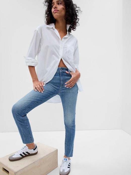 Slika za Ženske Slim Boyfriend jeans hlače visokog struka od Gap
