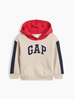 Gap logo hoodie raznobojnih blokova za djecu dječake