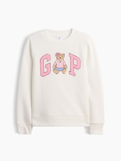 Gap logo pulover s otiskom za djevojčice