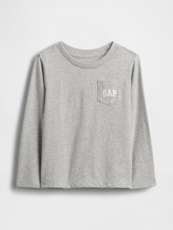 Gap logo majica dugih rukava za djecu dječake