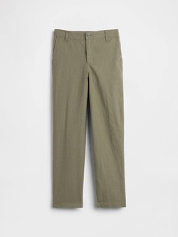 Relaxed fit hlače od mješavine lana za dječake