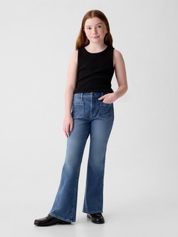 Zvonaste jeans hlače za djevojčice