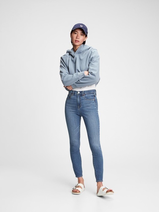 Slika za Ženske skinny jeans hlače visokog struka od Gap