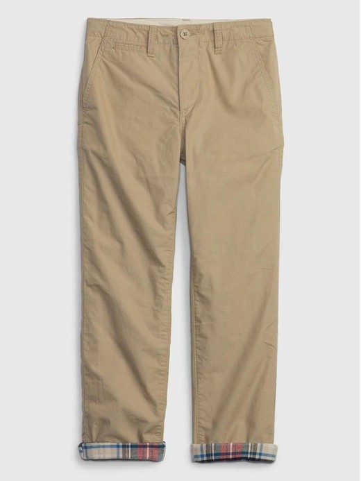 Slika za Podstavljene khaki hlače za dječake od Gap