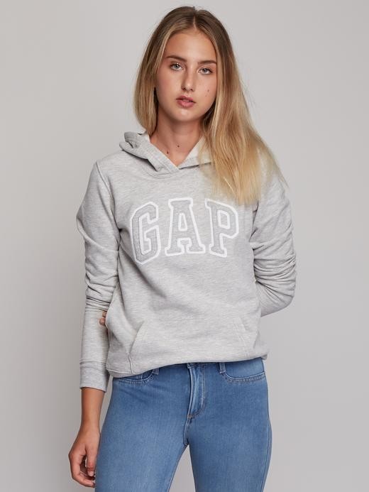 Slika za Gap logo ženski podstavljen pulover s kapuljačom od Gap