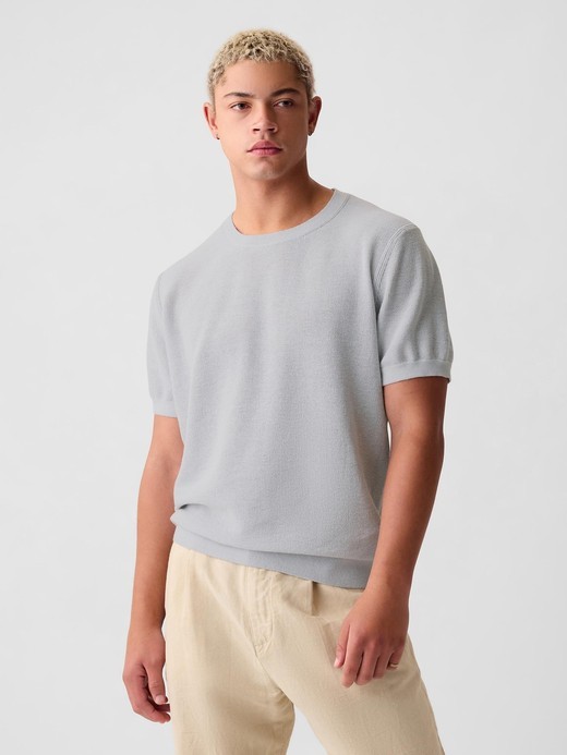 Slika za Muška majica kratkih rukava od mješavine lana od Gap