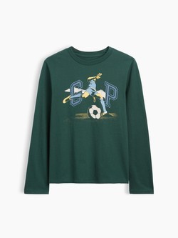 Gap logo majica dugih rukava za dječake