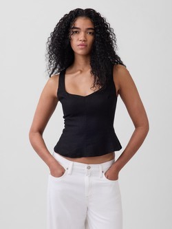 Ženski top od mješavine lana