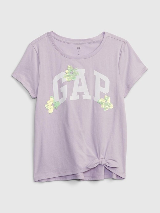 Slika za Gap logo majica kratkih rukava s printom za djevojčice od Gap