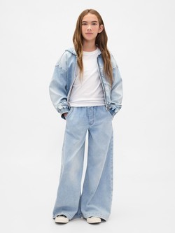 Baggy jeans hlače za djevojčice