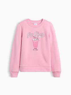 Gap logo pulover s otiskom za djevojčice