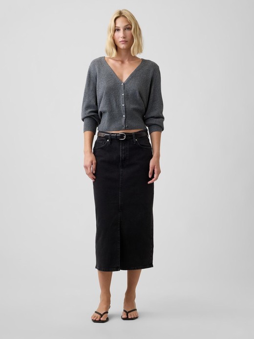 Slika za Ženska midi denim suknja od Gap