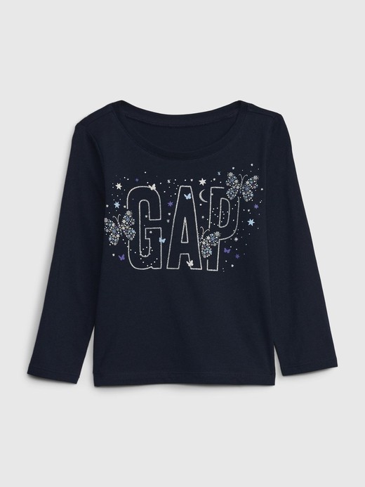 Slika za Gap logo majica dugih rukava za djecu djevojčice od Gap