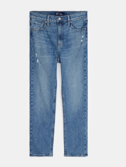 Slika za Ženske straight jeans hlače visokog struka od Gap