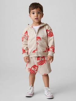 Gap Logo relaxed fit kratke hlače s uzorkom za djecu dječake