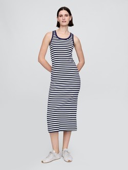 Rebrasta midi haljina