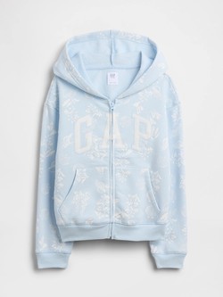 Gap Logo hoodie s uzorkom za djevojčice