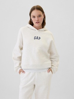 Gap logo ženski crop hoodie