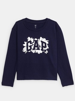 Gap logo majica dugih rukava za djevojčice