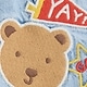 Bear Print Blue