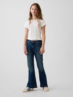 Jeans hlače sa zvonastim nogavicama za djevojčice