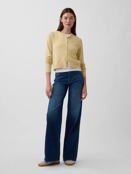 Slika za Ženske jeans hlače sa širokim nogavicama od Gap