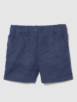 Kratke hlače od mješavine lana i pamuka za djecu dječake