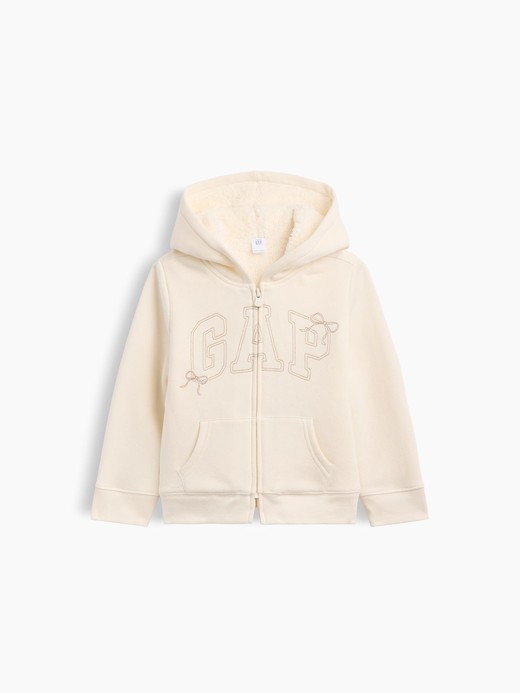 Slika za Gap logo podstavljen hoodie za djecu djevojčice od Gap