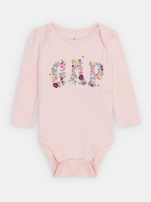 Slika za Gap logo body dugih rukava za bebe djevojčice od Gap