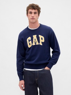 Gap logo muški pleten pulover