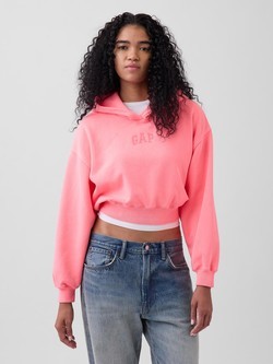 Gap logo ženski cropped hoodie