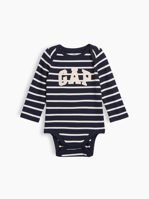 Slika za Gap logo pamučni body dugih rukava za bebe od Gap