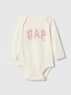 Gap logo body dugih rukava za bebe djevojčice