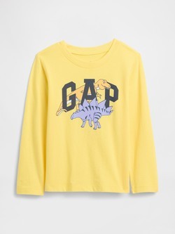 Gap logo majica dugih rukava za djecu dječake