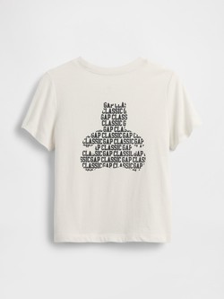 Gap logo majica s džepom na prsima i printom straga za djecu dječake