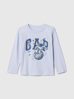 Gap logo majica dugih rukava za djecu dječake