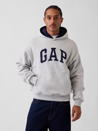 Gap logo muški oversized fit obostran hoodie
