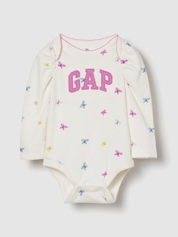 Gap logo body dugih rukava za bebe djevojčice