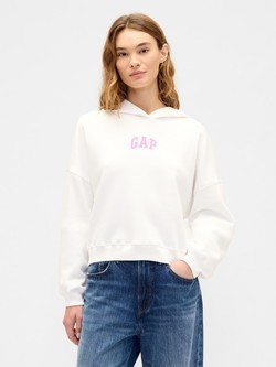 Gap logo ženski crop hoodie