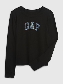 Gap logo majica dugih rukava za djevojčice