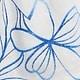 White Blue Floral