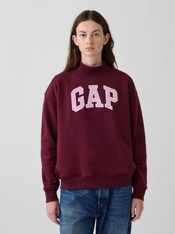 Gap logo ženski pulover s povišenim ovratnikom
