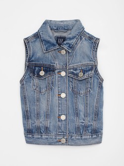 Denim prsluk za djevojčice