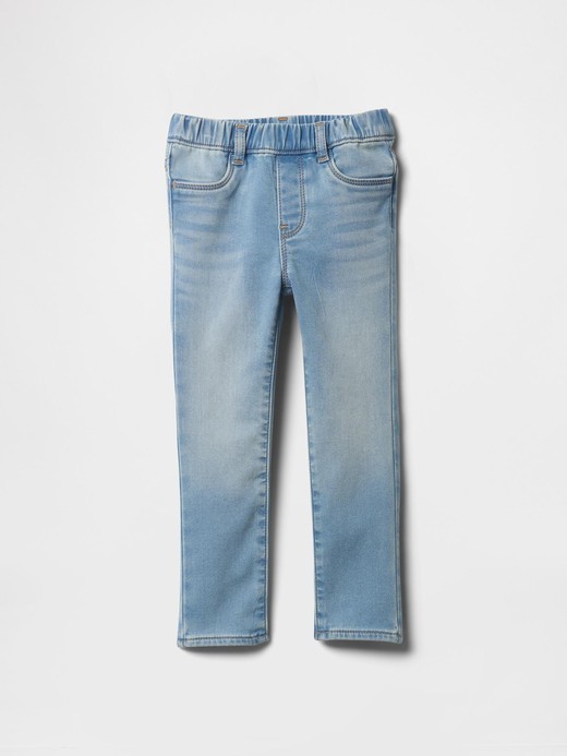 Slika za Skinny fit jeans hlače s elastičnim obrubom za djecu djevojčice od Gap